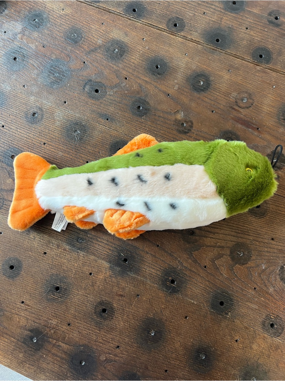 Plush Fish Pet Toy - Fluff and Tuff Ruby The Rainbow Trout
